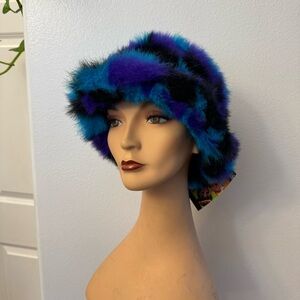 New Pony Express Black, Blue & Purple Hat